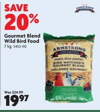 Home Hardware Gourmet blend wild bird food offer