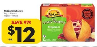 Giant Tiger Mccain pizza pockets offer