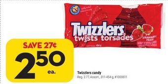 Giant Tiger Twizzlers candy offer