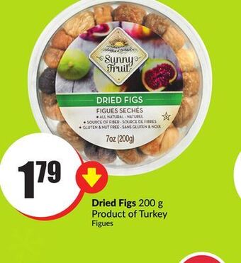 FreshCo Dried figs 200 g product of turkey offer