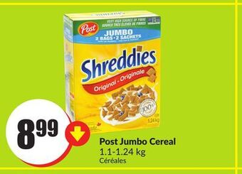 FreshCo Post jumbo cereal 1.1-1.24 kg offer