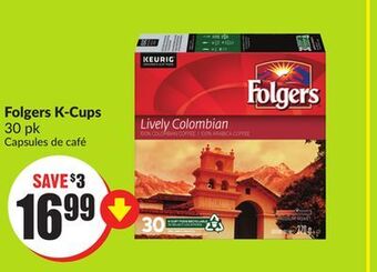 FreshCo Folgers k-cups 30 pk offer