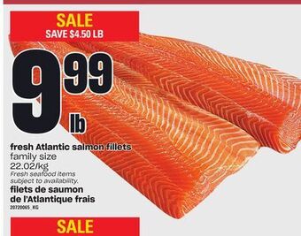 Valu-mart Filets de saumon de l'atlantique frais offer