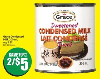 FreshCo Grace condensed milk 300 ml offer