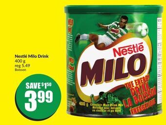 FreshCo Nestle milo drink 400 g offer