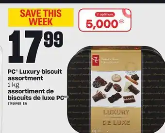 Valu-mart Assortiment de biscuits de luxe pc, 1 kg offer