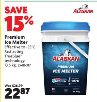 Home Hardware Premium ice melter offer