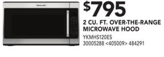 RONA Kitchenaid 2 cu. ft. over-the-range microwave hood offer
