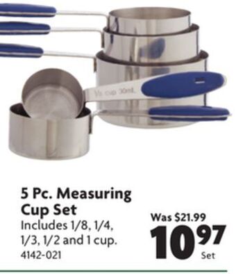 Home Hardware 5 pc. measuring cup set offer