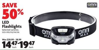 Home Hardware Led flashlights offer