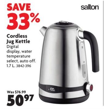 Home Hardware Cordless jug kettle offer