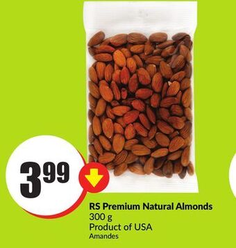 Chalo FreshCo Premium natural almonds 300 g product of usa offer