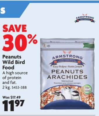 Home Hardware Peanuts wild bird food offer