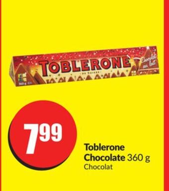 Chalo FreshCo Toblerone chocolate 360 g offer