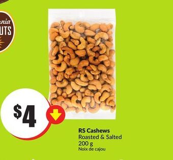 Chalo FreshCo Cashews roasted & salted 200 g offer
