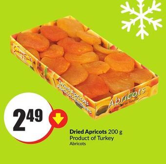 Chalo FreshCo Dried apricots 200 g product of turkey offer