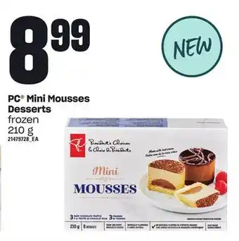 Zehrs Markets Pc® mini mousses desserts, 210 g offer