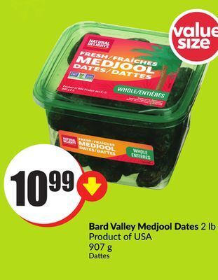 Chalo FreshCo Bard valley medjool dates 2 lb product of usa 907 g offer