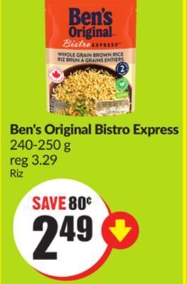 Chalo FreshCo Ben's original bistro express 240-250 g offer