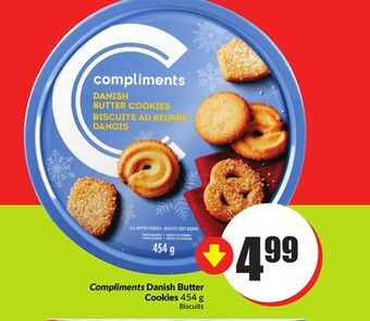 Chalo FreshCo Compliments danish butter cookies 454 g offer