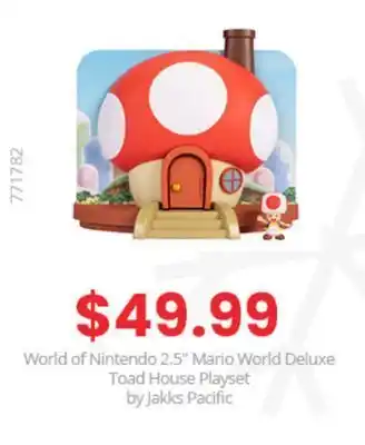 GameStop Nintendo 5 inch deluxe toad playset by other toys-collectibles offer