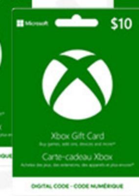 GameStop Xbox digital gift card $10 by microsoft xbox one offer
