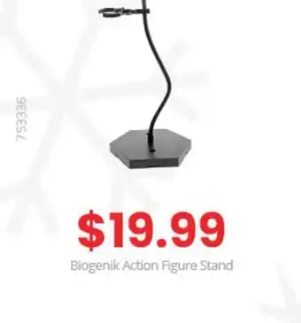 GameStop Biogenik universal action figure stand offer