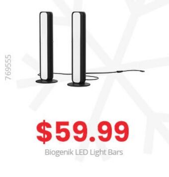 GameStop Biogenik bioglow smart rgb light bars offer