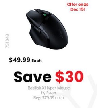 GameStop Razer basilisk x hyper mouse offer