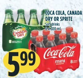 Marché Adonis Coca cola, canada dry or sprite offer