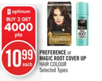 Shoppers Drug Mart Preference or magic root cover up hair colour offer