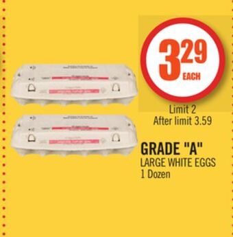 Shoppers Drug Mart Grade "a" large white eggs offer