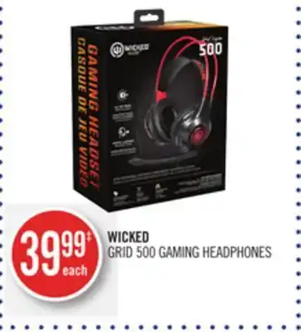 Shoppers Drug Mart Wicked grid 500 gaming headphones offer