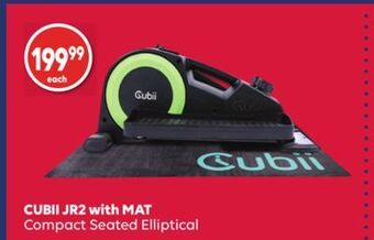 Shoppers Drug Mart Cubii jr2 with mat compact seated elliptical offer