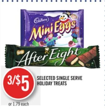 Shoppers Drug Mart Selected single serve holiday treats offer