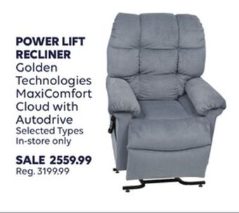 Shoppers Drug Mart Power lift recliner offer
