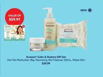 Shoppers Drug Mart Aveeno® calm & restore gift set offer