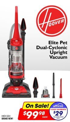 Factory Direct Hoover elite pet dual-cyclonic upright vacuum offer