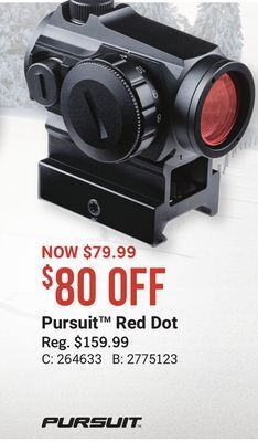 Bass Pro Pursuit red dot offer
