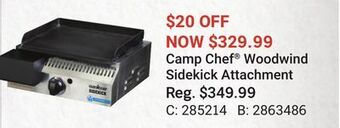Bass Pro Camp chef® woodwind sidekick attachment offer