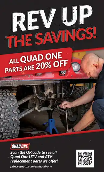 Princess Auto Quad One Parts offer