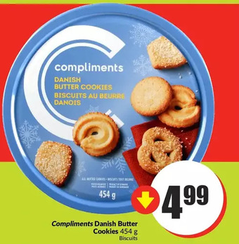 FreshCo Compliments danish butter cookies offer