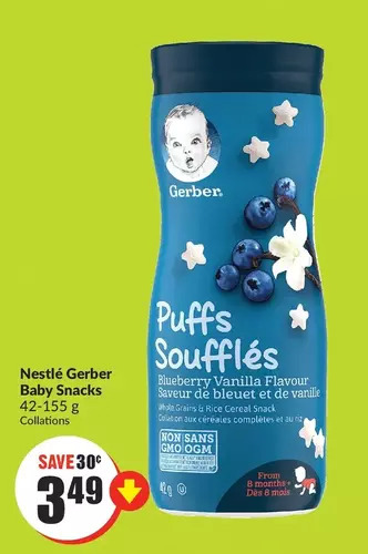 FreshCo Nestlé gerber baby snacks offer