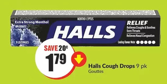 FreshCo Halls cough drops offer