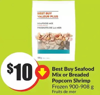 FreshCo Best buy seafood mix or breaded popcorn shrimp offer