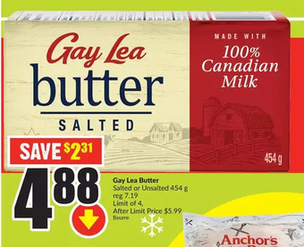 FreshCo Gay lea butter offer