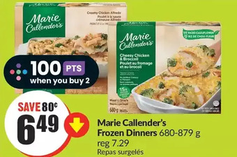 FreshCo Marie callender's frozen dinners offer