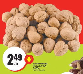 FreshCo In-shell walnuts offer