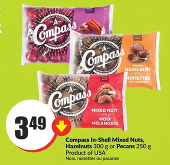 FreshCo Compass in-shell mixed nuts, hazelnuts or pecans offer