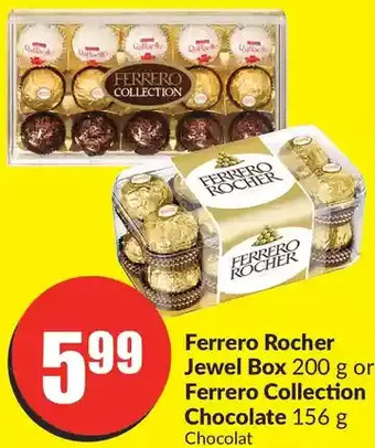 FreshCo Ferrero rocher jewel box or ferrero collection chocolate offer